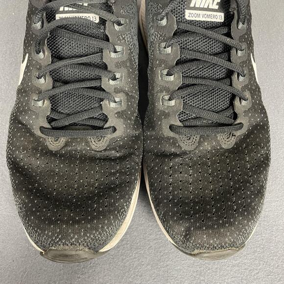 Nike Zoom Vomero 13 Shoes Mens Size 12 Black White Running Sneakers Athletic - Picture 5 of 15